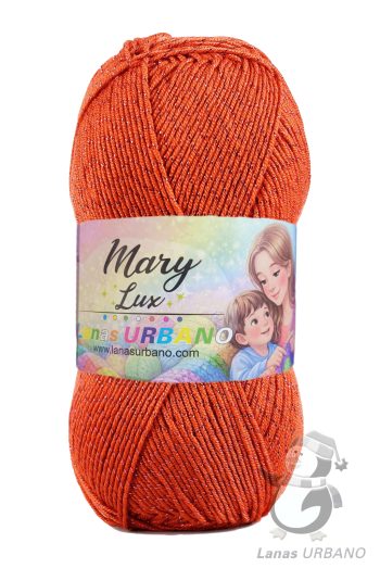 Lana Mary Lux - Color 1210 (Naranja)